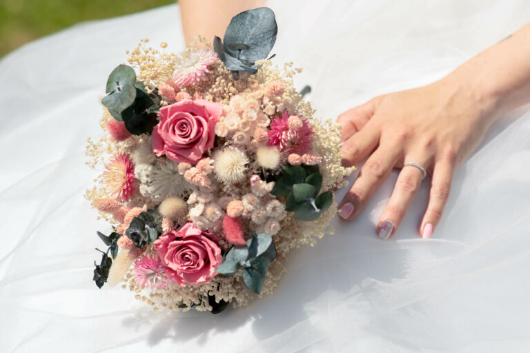 bouquet de fleurs de la mariée