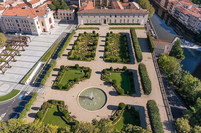 les jardins de l'évêché à castres